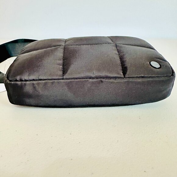 STUDIO NYC BLACK NYLON PUFFER QUILTED BELT BAG FANNY PACK UNISEX - Picture 6 of 8
